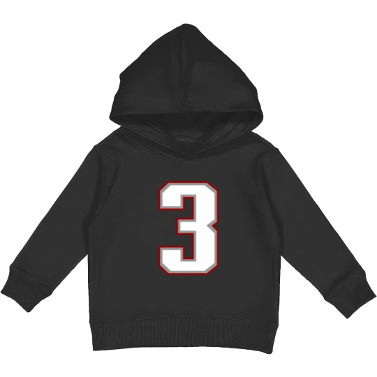 Discover number 3 Kids Pullover Hoodies