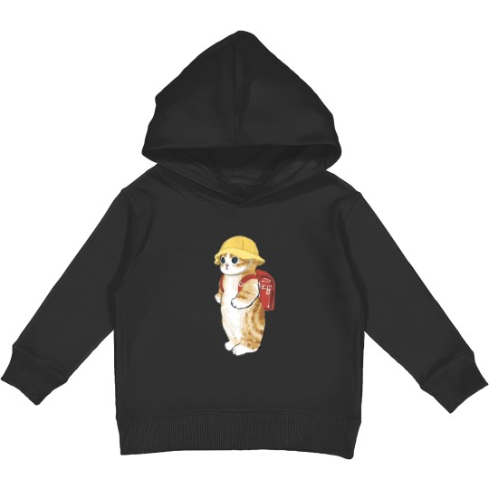 Discover kawaii kitty cat cute camping scout kittens-best-selling gift Kids Pullover Hoodies