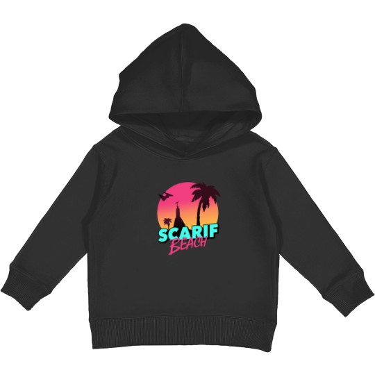 Discover Scarif Beach Sticker Kids Pullover Hoodies