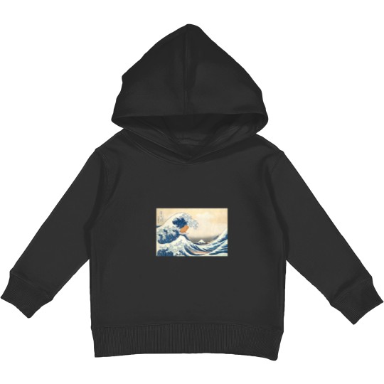 Discover Wave Capy bara Surfing Rodent Kids Pullover Hoodies
