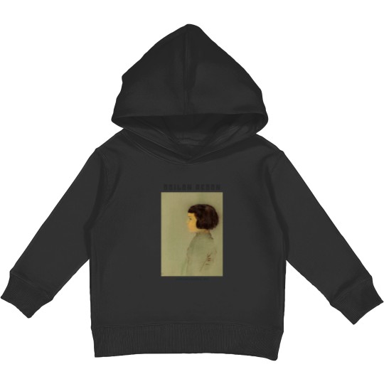 Discover Young Woman in Profile (1910) by Odilon Redon Kids Pullover Hoodies