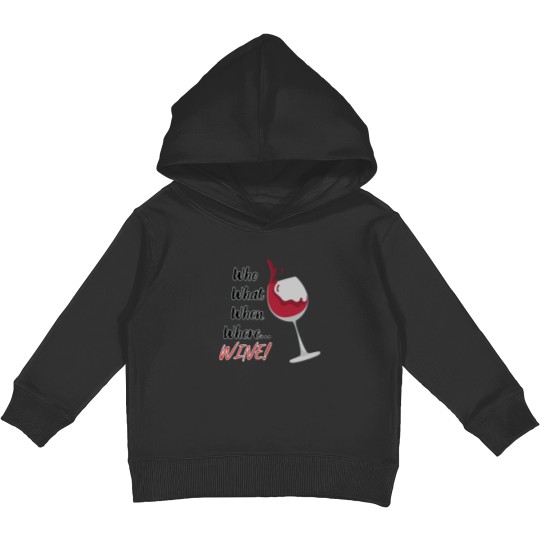 Discover who what where wine5 Active Kids Pullover Hoodies