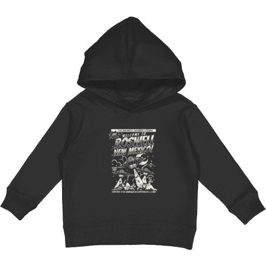 Discover Welcome to Roswell Sticker Kids Pullover Hoodies