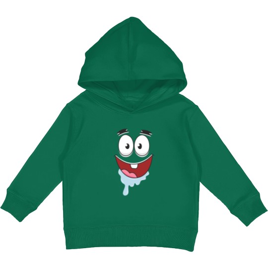 Discover Cute Patrick Face Kids Pullover Hoodies