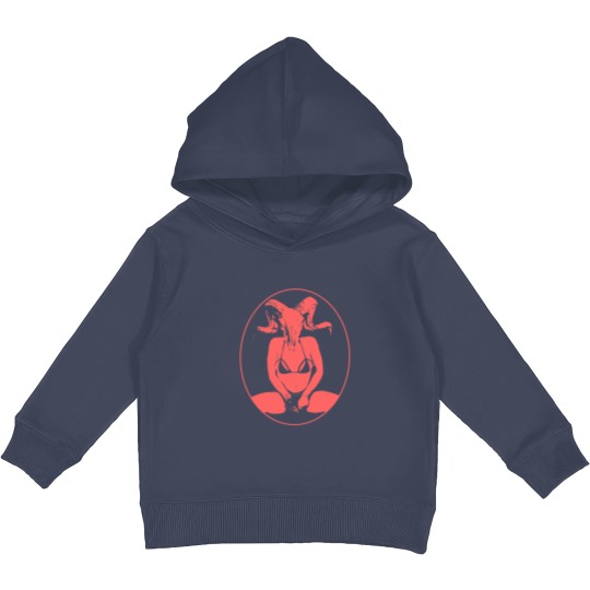 Discover Goat1 Skull Girl Active Kids Pullover Hoodies