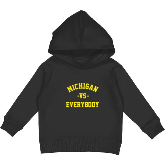 Discover Michigan Vs Everybody Kids Pullover Hoodies, College Team Kids Pullover Hoodies, Wolverines Football Fan Gear