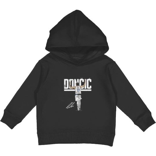 Discover Luka Doncic 77 Essential Kids Pullover Hoodies