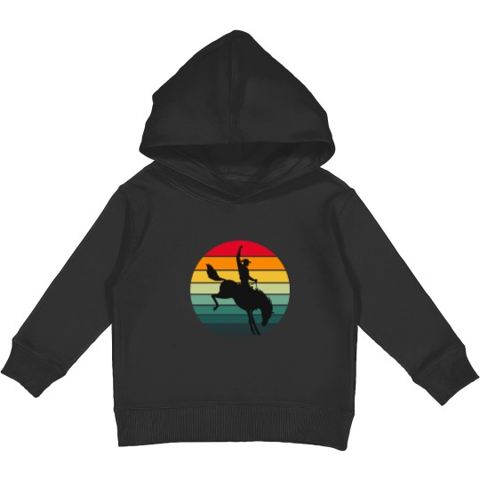 Discover Vintage Cowboy Comics Premium Kids Pullover Hoodies