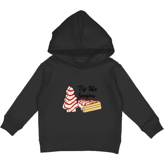 Discover Embroidered Christmas Tree Cake Kids Pullover Hoodies