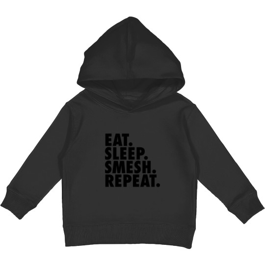 Discover Eat Sleep Smesh Repeat 2 Kids Pullover Hoodies