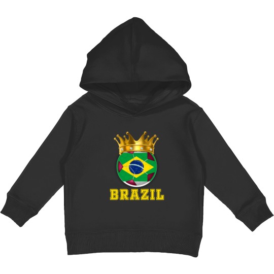 Discover Brasil Brazilian Soccer Jerseys Kids Pullover Hoodies