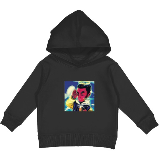 Discover Xxxtentaction Cartoon Long Kids Pullover Hoodies