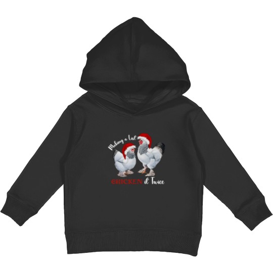 Discover Funny Christmas Chicken Kids Hoodies