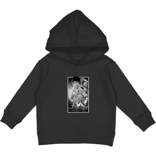 Discover Bruce Lee Martial Arts Kung Fu Dragon Kids Pullover Hoodies