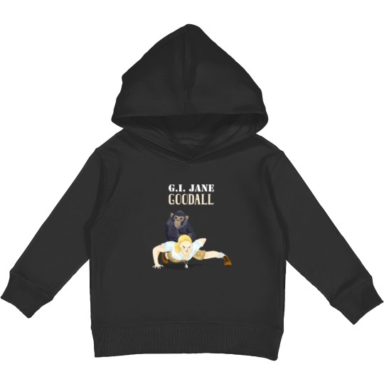 Discover GI Jane Goodall Kids Pullover Hoodies