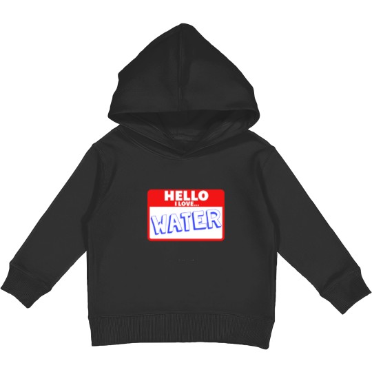 Discover Water Sticker Kids Pullover Hoodies