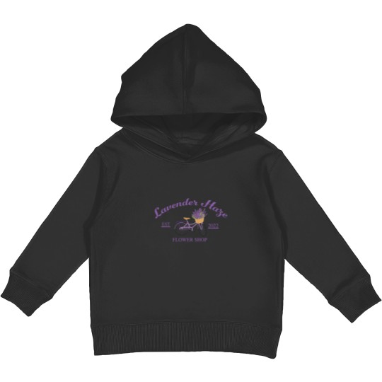 Discover Lavender Haze Embroidered Kids Pullover Hoodies, Embroidered Crewneck