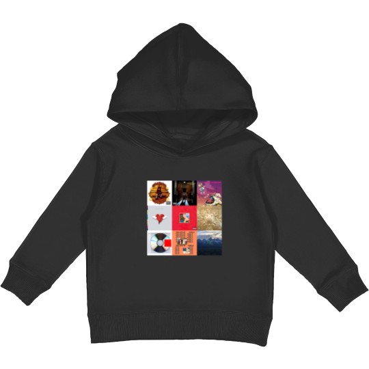 Discover Kanye Albums Kids Pullover Hoodies
