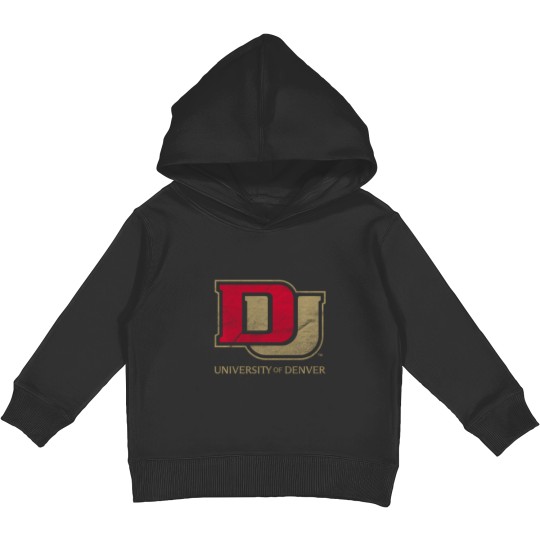 Discover university of denver pioneers distressed primary sweat Kids Pullover Hoodies