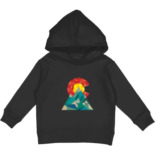 Discover Colorado Geo Kids Pullover Hoodies