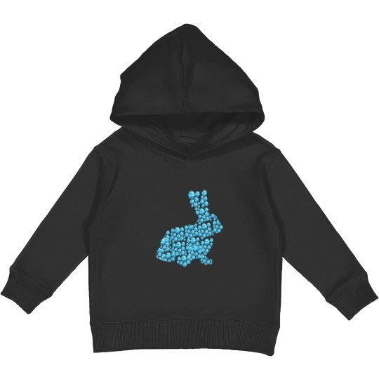 Discover Kids Bunny Easter Egg Pattern Cute Rabbit Boys Girls Kids Pullover Hoodies