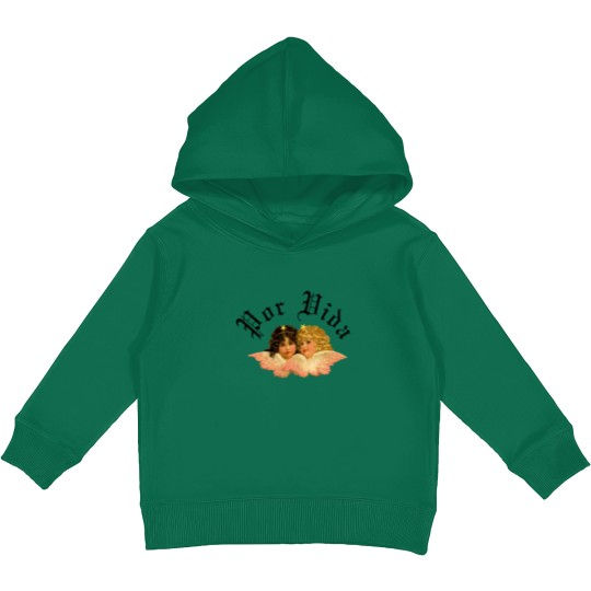 Discover Por Vida Inspired Graphic  Kids Pullover Hoodies, Kali Uchis New Tour Merch, Concert Kids Pullover Hoodies
