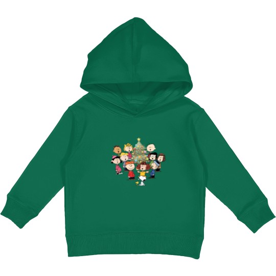 Discover Snoopy Christmas Tree Kids Pullover Hoodies, Snoopy And Woodstock Christmas