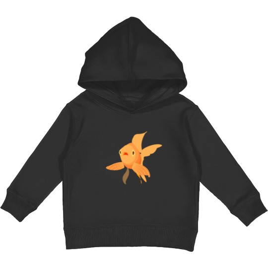 Discover beautiful goldfish funny Kids Pullover Hoodies