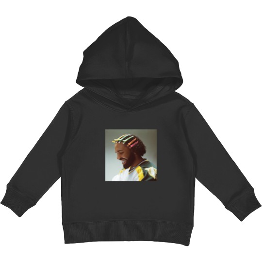 Discover Drake Face Kids Pullover Hoodie - For All The Dogs Tour Merchandise