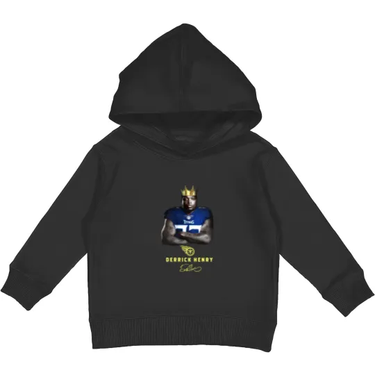 Discover King Derrick Henry Signature Essential Kids Pullover Hoodies