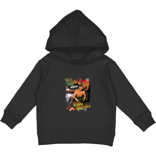 Discover Limited Rey Mysterio x Eddie Guerrero Vintage 90s Kids Pullover Hoodies