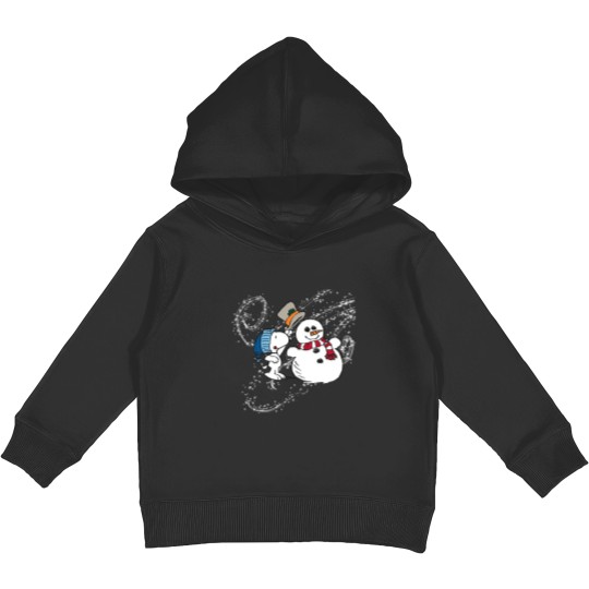 Discover vintage snoopy with snowmanwinter wonderland crewneck Kids Pullover Hoodies