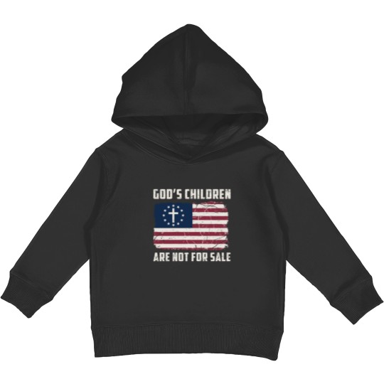 Discover God's Children Are Not For Sale Kids Pullover Hoodie