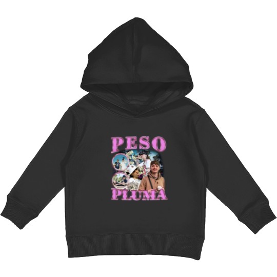 Discover Peso Pluma Music Kids Pullover Hoodies, Peso Pluma Merch