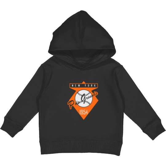 Discover Polo Grounds 1954 Alt (American Apperal) Kids Pullover Hoodies
