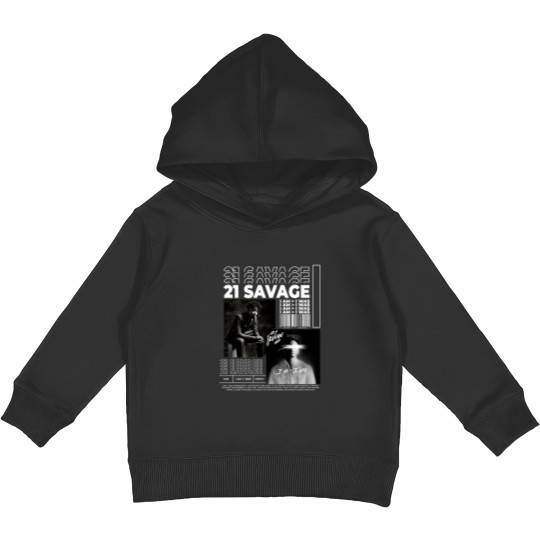 Discover Vintage 21 Savage Kids Pullover Hoodies | 21 Savage Merch