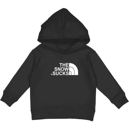 Discover The Snow Sucks TNF North Face Parody Kids Pullover Hoodies