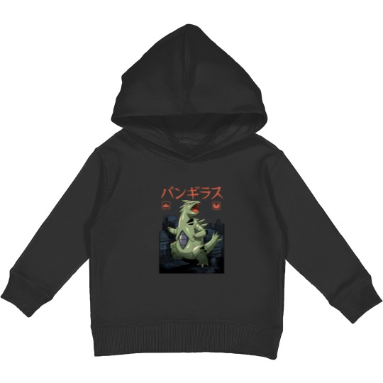 Discover Tyranitar Japanese Style Kids Pullover Hoodies for Movie and Gaming Enthusiasts