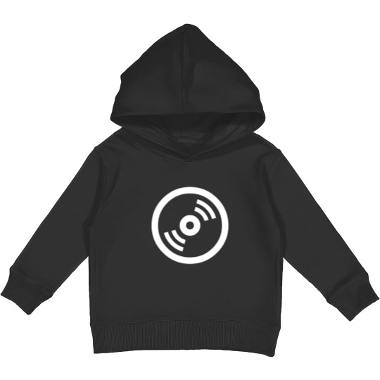Discover Music Record Kids Pullover Hoodies