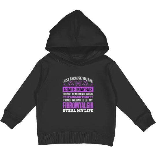 Discover Fibromyalgia Awareness - Fibromyalgia Pain Awarene Kids Pullover Hoodies