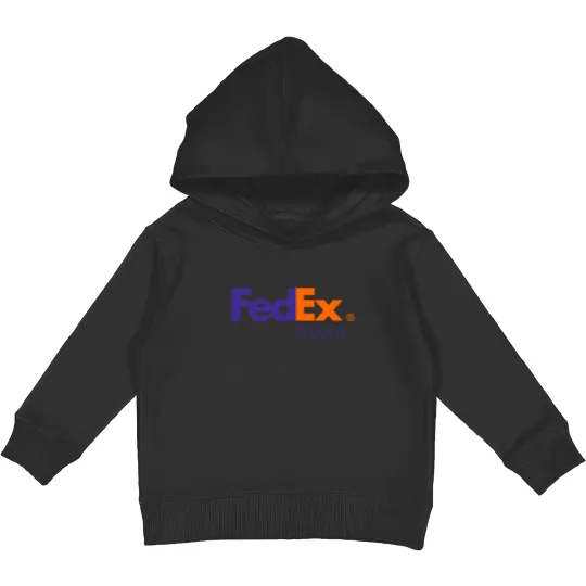 Discover FedEx Ground Delivery Logo Kids Pullover Hoodies
