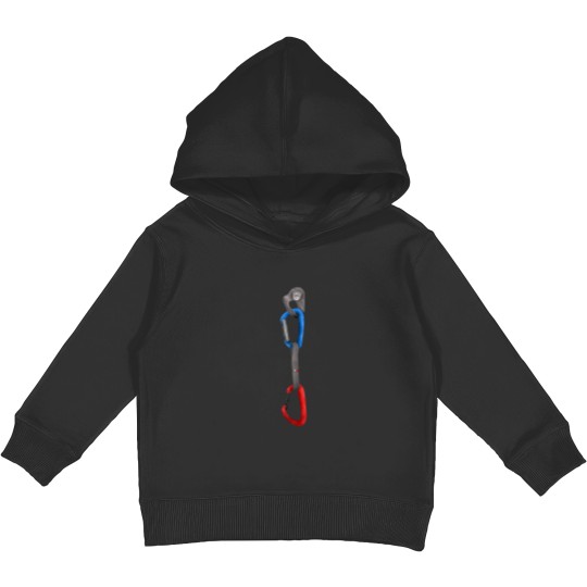 Discover Rock Climbing Sport Climbing Crab Kids Pullover Hoodies