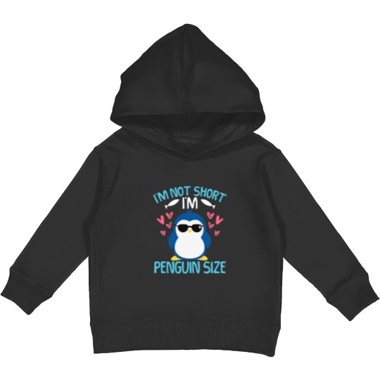 Discover I'm Not Short I'm Penguin Size Pullover Kids Pullover Hoodies