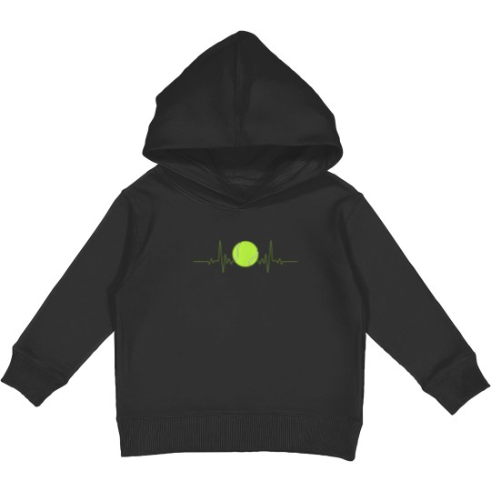 Discover Tennis Player Costume Heartbeat Kids Pullover Hoodies