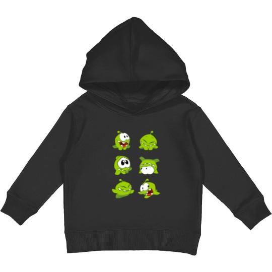 Discover Cut The Rope - Om Nom Pack 2 Kids Pullover Hoodies