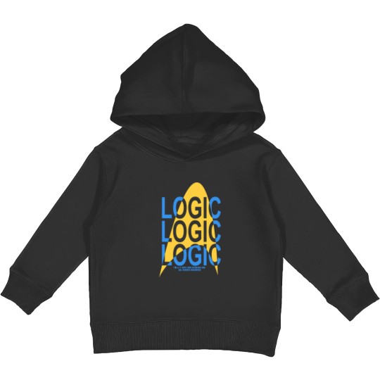 Discover Logic Inspired Kids Pullover Hoodie: Logic Logic Logic
