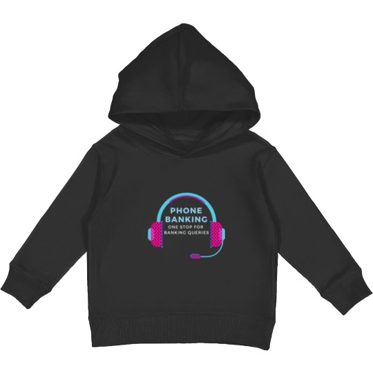 Discover Phone Banking - One stop Banking Queries Active Kids Pullover Hoodies