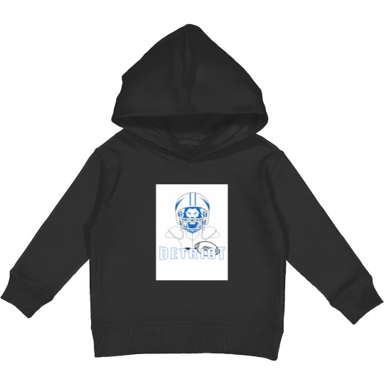 Discover Detriot football Kids Pullover Hoodies