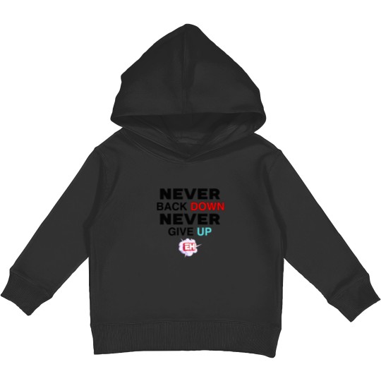 Discover Never back down never give up nick eh 30 Kids Pullover Hoodies