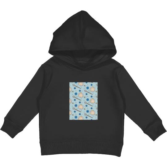 Discover Pike Trickfoot d20 Dice Pattern Graphic Kids Pullover Hoodies